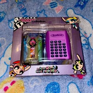Vintage Powerpuff Girls Digital Watch & Calculator, Cartoon Network Rare￼
